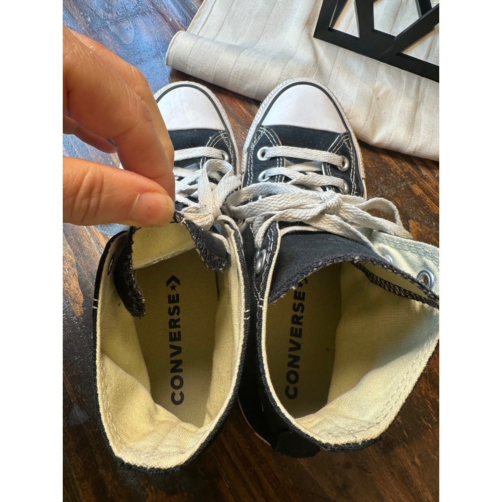 Converse Chuck Taylor All Star High Top Sneakers Black White Canvas Men 5 or W 7 - Picture 6 of 10